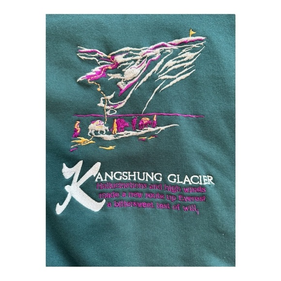 Harry Rosen Vintage Mount Everest Graphic Crewneck Sweatshirt - Size Medium - Picture 2 of 12